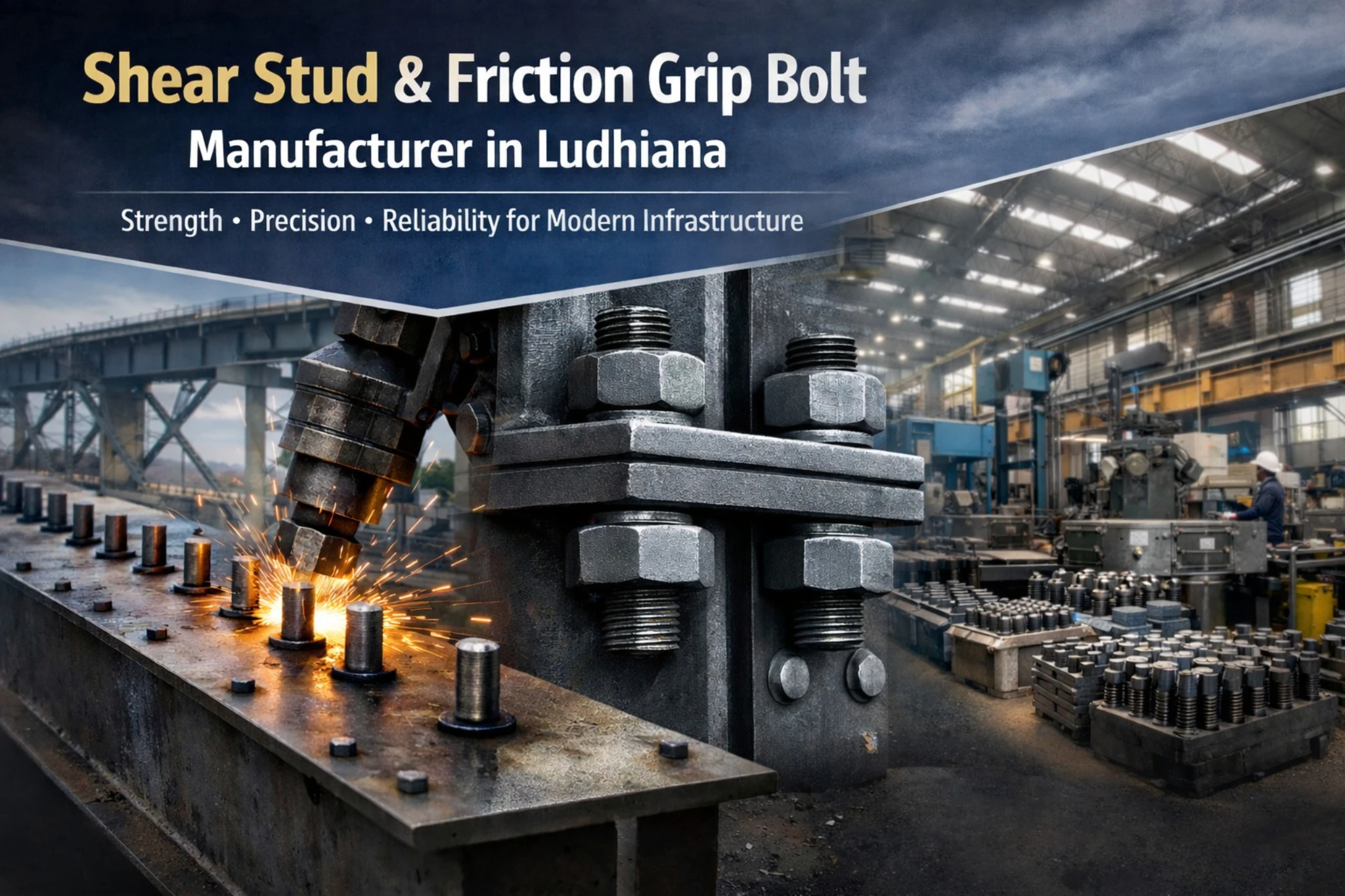 Shear Stud Friction Grip Bolt Manufacturer in Ludhiana – Shree Ambey Metal